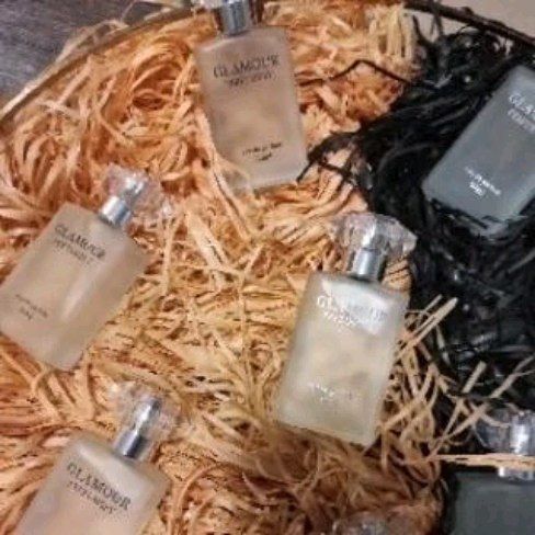 Glamour Perfumery bottles in a gift box